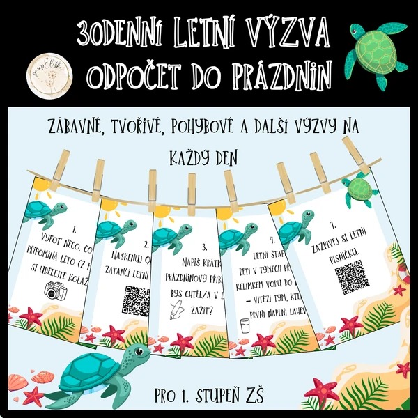 30denní LETNÍ VÝZVA – odpočet do prázdnin