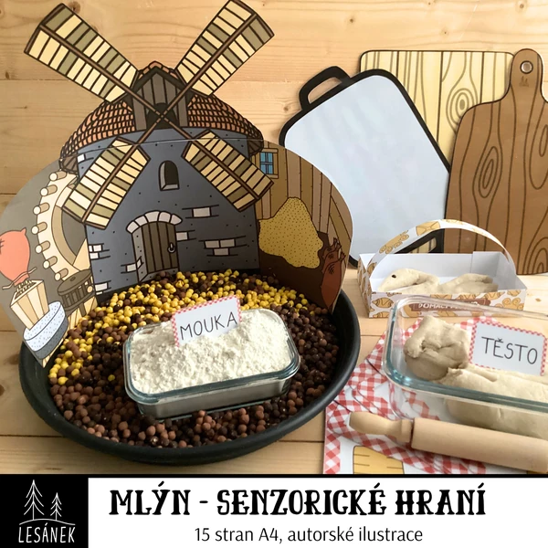 Mlýn -senzorické hraní 