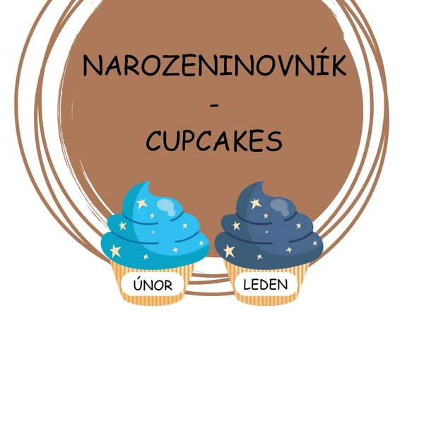 NAROZENINOVNÍK - CUPCAKE