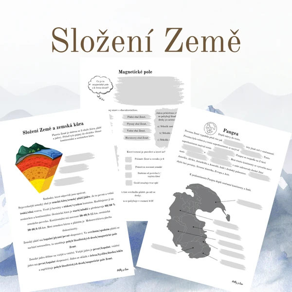 Složení Země a zemská kůra