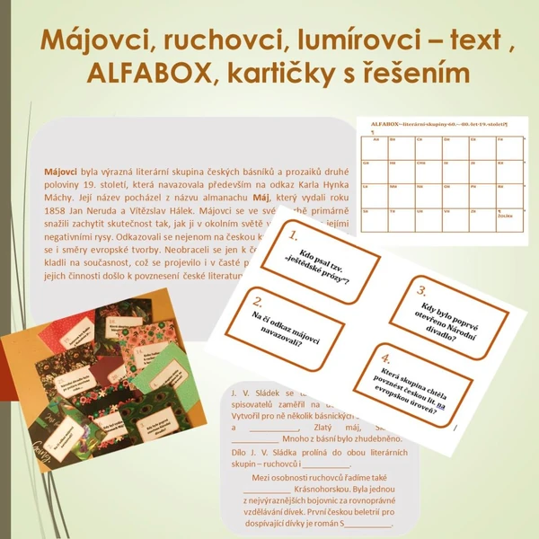 Májovci, ruchovci, lumírovci: literární skupiny 60. – 80. let 19. století