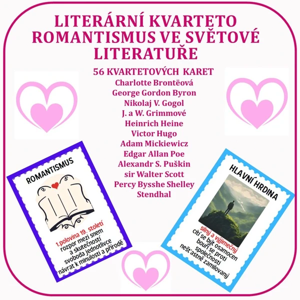 LITERÁRNÍ KVARTETO - AUTOŘI SVĚTOVÉHO ROMANTISMU