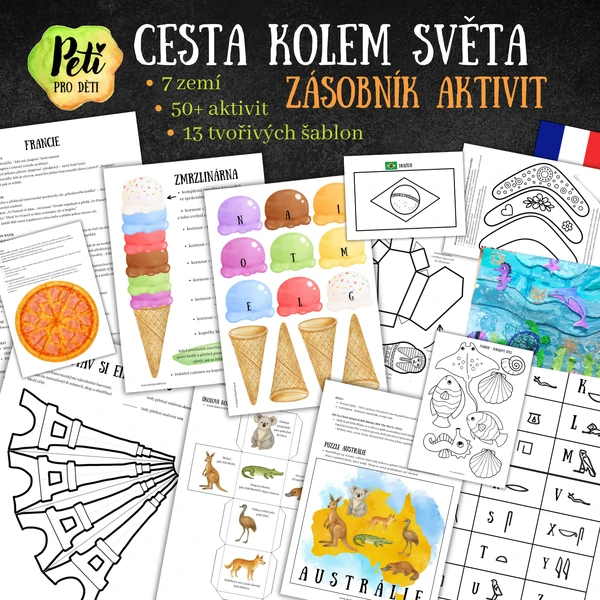 Zásobník aktivit - cesta kolem světa