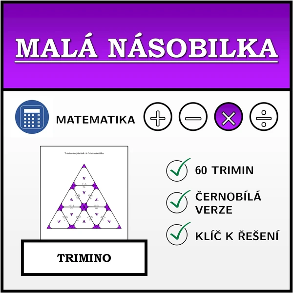 Trimino - Malá násobilka | matematika