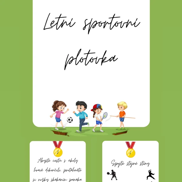 Letní sportovní plotovka🎾🏅
