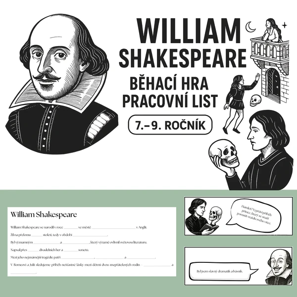 William Shakespeare – běhací hra