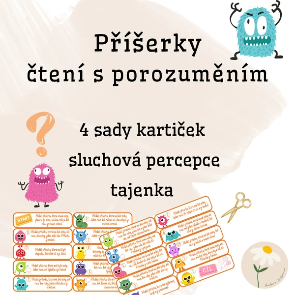 Příšerky - čtení s porozuměním