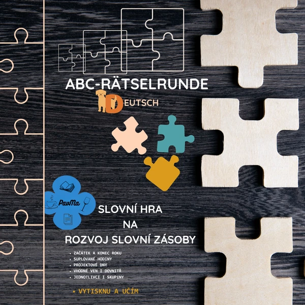 Německá hra: ABC-Rätselrunde pro rozvoj slovní zásoby