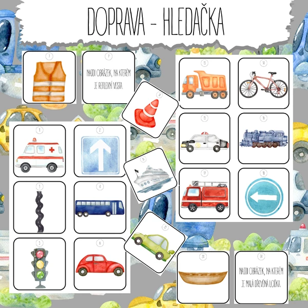 DOPRAVA - HLEDAČKA