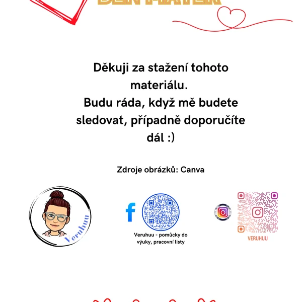 Přáníčka - Den matek