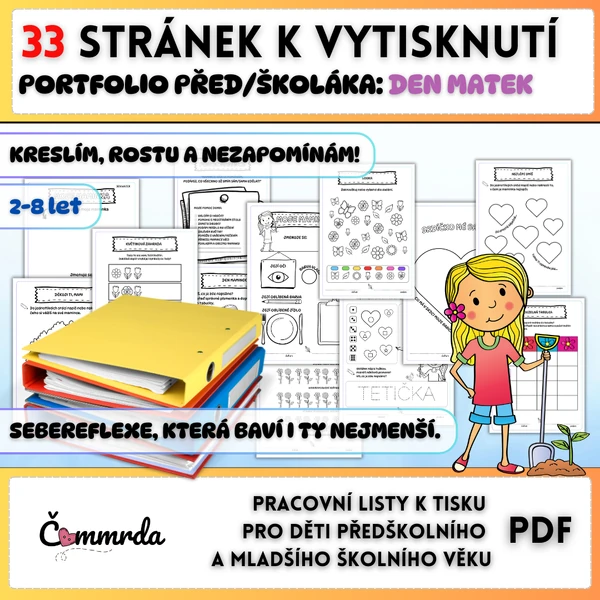 Portfolio před/školáka: Den matek