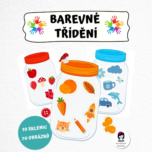 Barvy - skládačka | Barevné třídění | Quiet book | Busy book