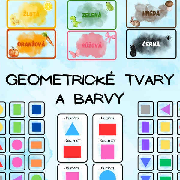 Geometrické tvary a barvy