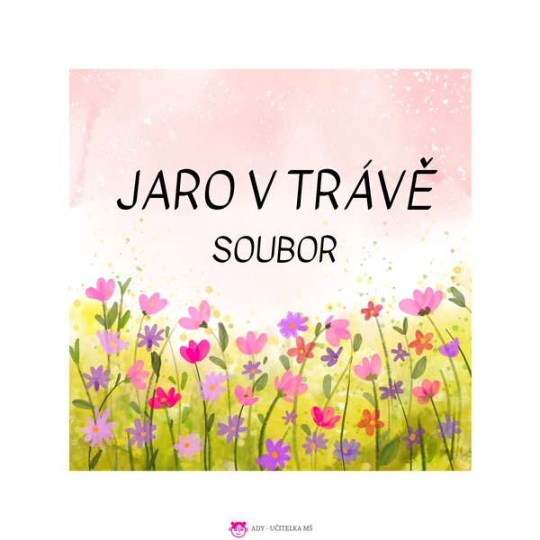 Jaro v trávě - soubor aktivit