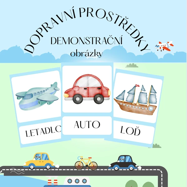 DEMONSTRAČNÍ OBRÁZKY - Dopravní prostředky 🚗🌳