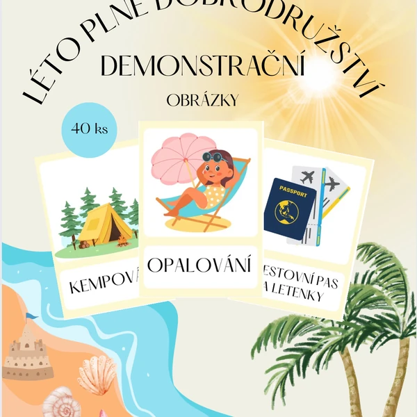 Léto- demonstrační obrázky ☀️🏝️