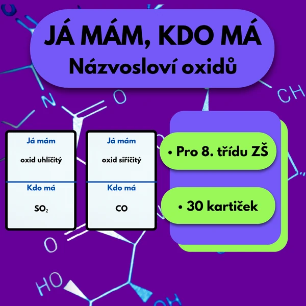 Já mám, kdo má - Názvosloví oxidů