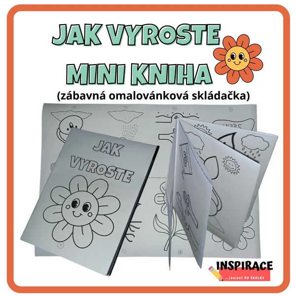 JAK VYROSTE KVĚTINA mini kniha 