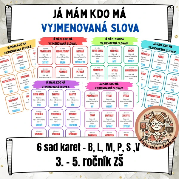 Já mám, kdo má - vyjmenovaná slova