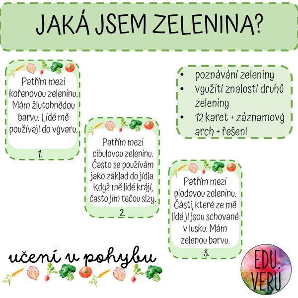 Jaká jsem zelenina?