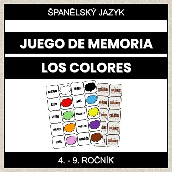 Juego de Memoria - Los Colores
