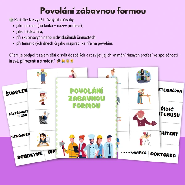 Povolání zábavnou formou