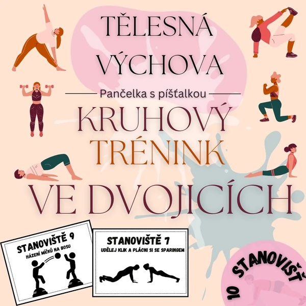 Posilování v TV - formou kruhového tréninku ve dvojici