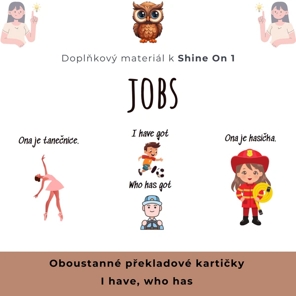 jobs-I have, who has, překladové kartičky