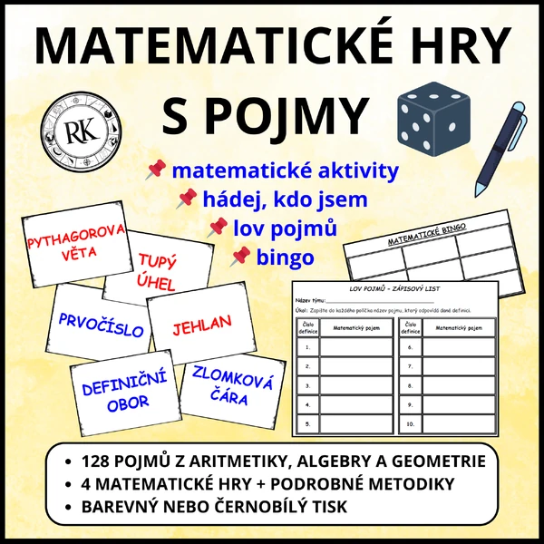 Hry s matematickými pojmy