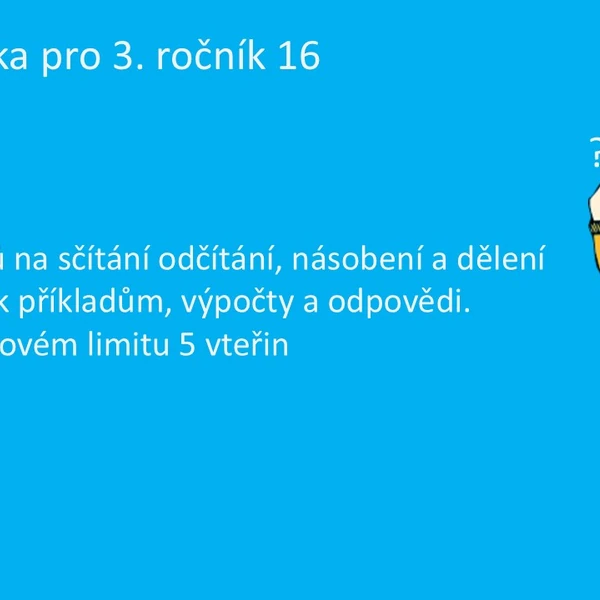 Matematika pro 3. ročník 16