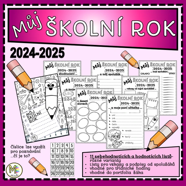 MŮJ ŠKOLNÍ ROK 2024-2025- ZÁVĚREČNÉ OHLÉDNUTÍ