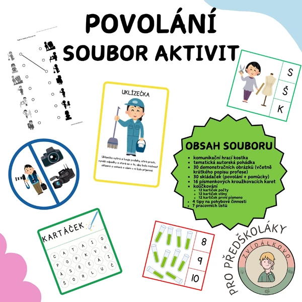 Povolání - soubor aktivit pro MŠ 