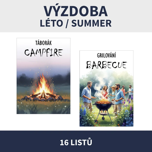 VÝZDOBA TŘÍDY - LÉTO, SUMMER