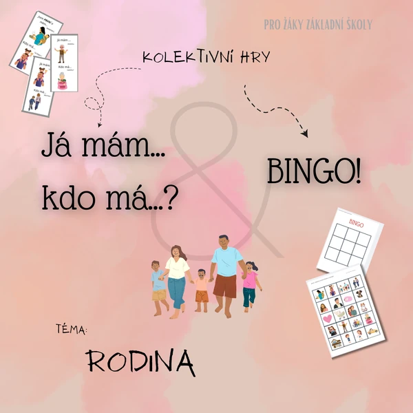 Rodina - kolektivní hry: Já mám, kdo má? a Bingo! 