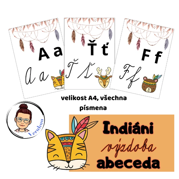 Indiáni - abeceda