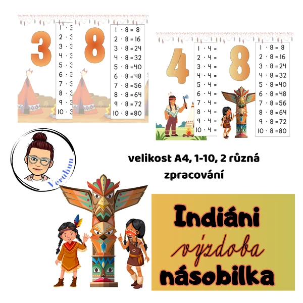 Indiánská násobilka
