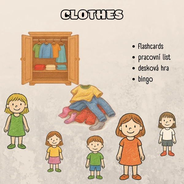 Clothes - soubor aktivit