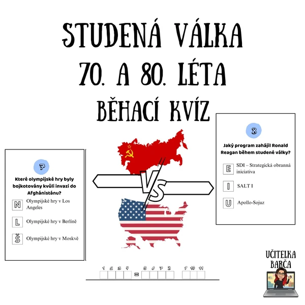 Běhací kvíz - Studená válka 70. a 80. léta