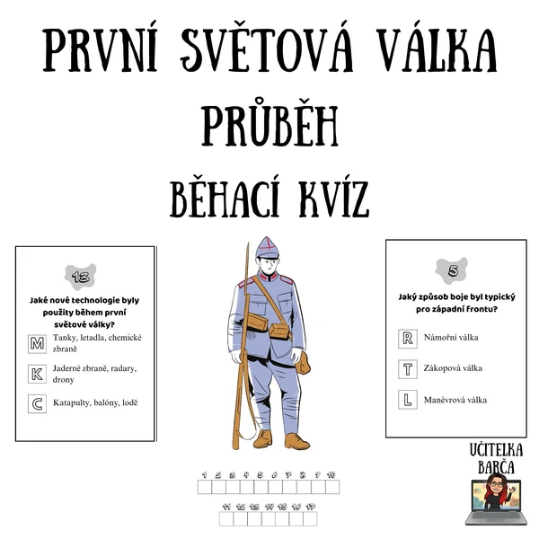 Běhací kvíz - První světová válka - průběh