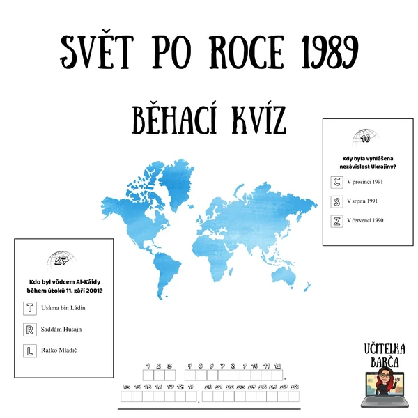 Běhací kvíz - Svět po roce 1989