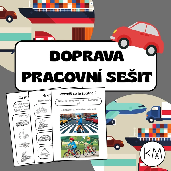 DOPRAVA - PRACOVNÍ SEŠIT