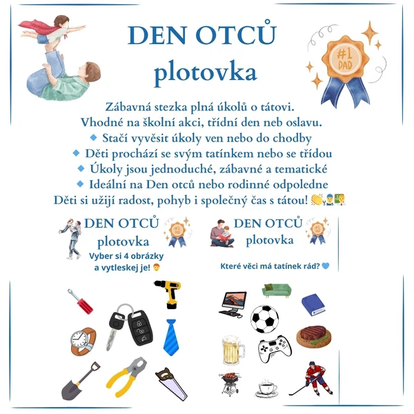 Den otců plotovka 💙 👨‍🦰