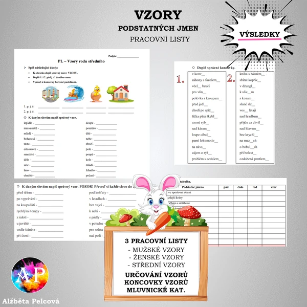 VZORY (pracovní listy)