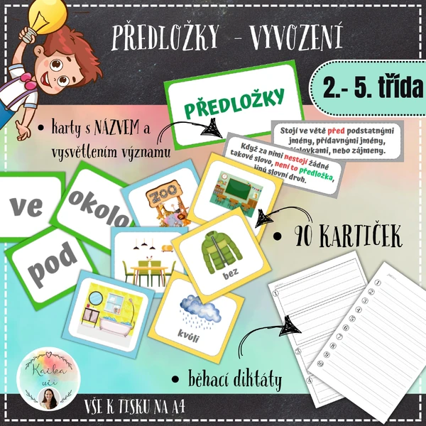 Předložky - vyvození