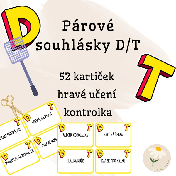 Párové souhlásky D/T