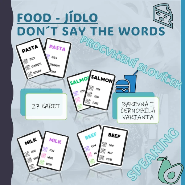 Food and drink - Don't say the words