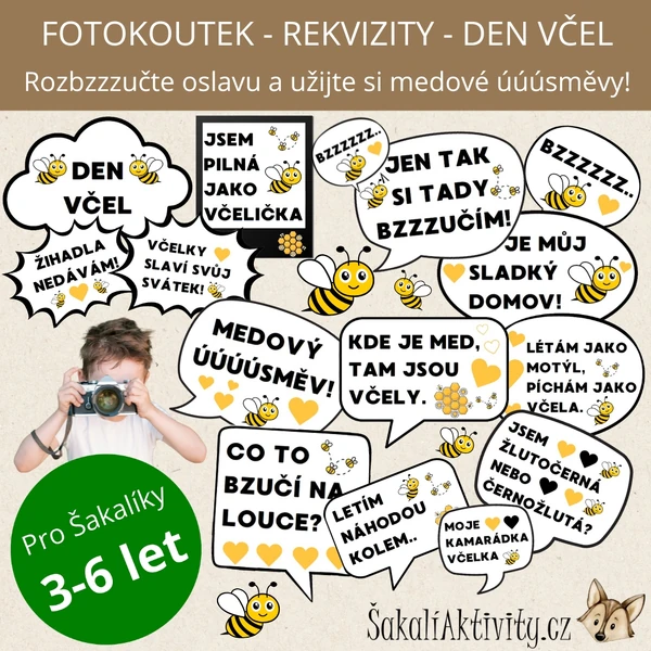  Fotokoutek - rekvizity - Den včel 
