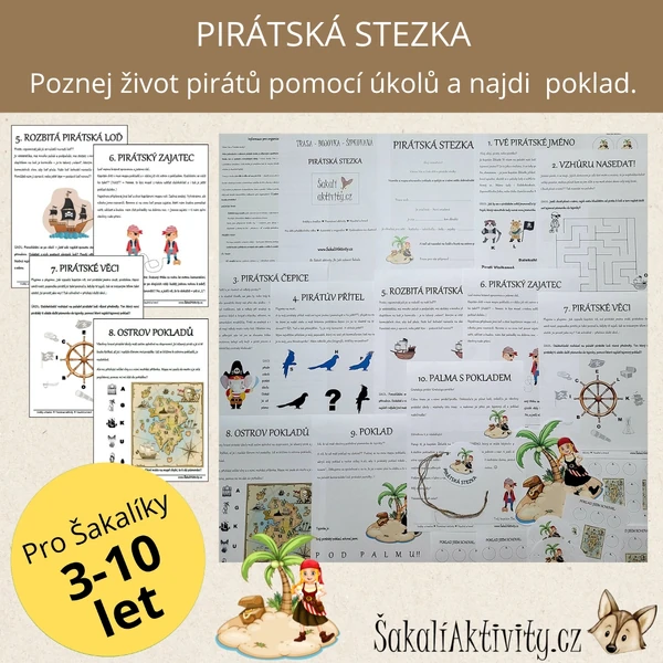 Šakalíkova trasa - PIRÁTSKÁ STEZKA