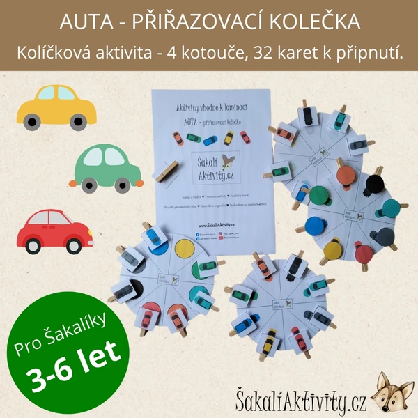 AUTA - PŘIŘAZOVACÍ KOLEČKO
