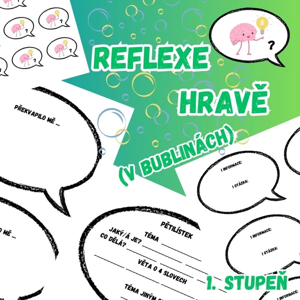Reflexe hravě (v bublinách)